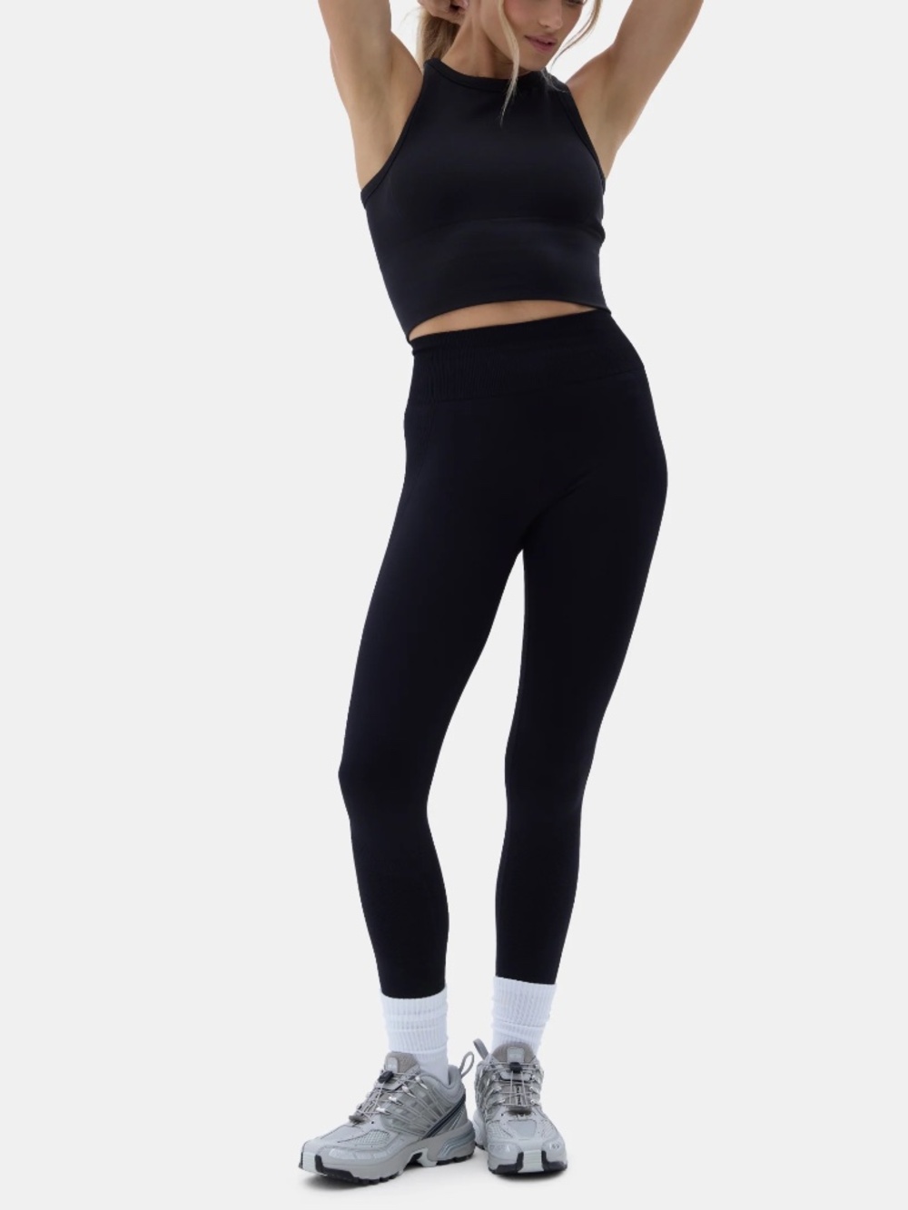 NWT Halfdays Sophia Seamless Leggings in Black | Size XL